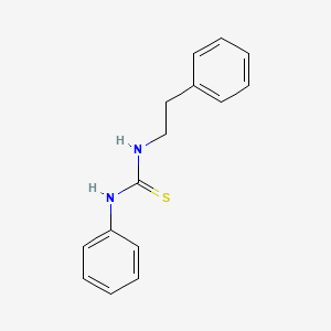 Chemical structure of 1-PHENETHYL-3-PHENYL-2-THIOUREA