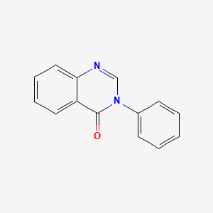 Chemical structure of 3-Phenyl-4(3H)-quinazolinone