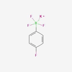 Chemical structure of Potassium 4-fluorophenyltrifluoroborate