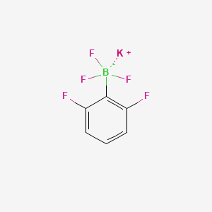 Chemical structure of Potassium 2,6-difluorophenyltrifluoroborate