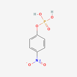 Chemical structure of Phosphoric acid mono-(4-nitro-phenyl)este