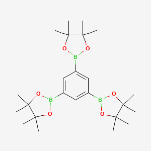 Chemical structure of 1,3,5-Phenyltriboronic acid, tris(pinacol) ester