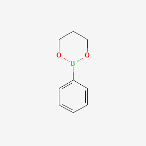 Chemical structure of Phenylboronic acid 1,3-propanediol ester