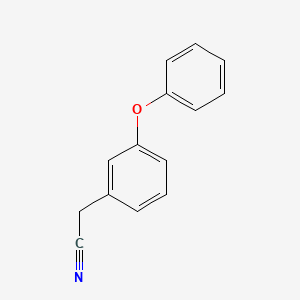 Chemical structure of m-Phenoxybenzyl cyanide