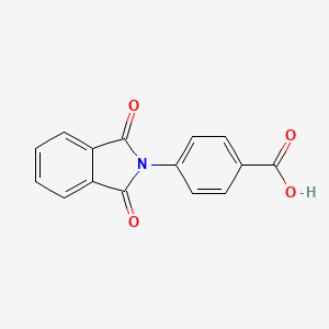 Chemical structure of N-(4-Carboxyphenyl)phthalimide