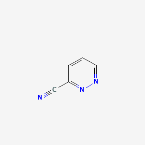 Chemical structure of Pyridazine-3-carbonitrile