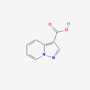 Chemical structure of pyrazolo[1,5-a]pyridine-3-carboxylic acid