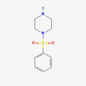 Chemical structure of 1-Phenylsulfonyl-piperazine