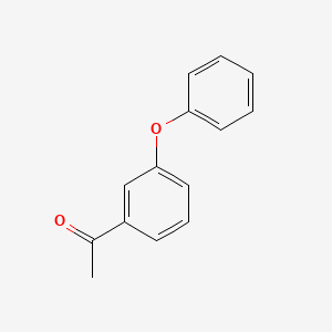 Chemical structure of 1-(3-Phenoxyphenyl)ethan-1-one