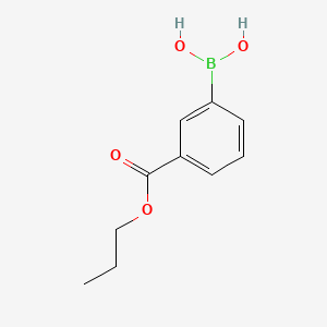 Chemical structure of (3-Propoxycarbonyl)phenylboronic acid
