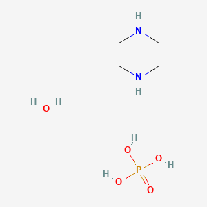 Chemical structure of Piperazine Phosphate Monohydrate