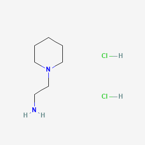 Chemical structure of 2-(Piperidin-1-yl)ethanamine dihydrochloride