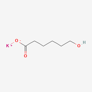 Chemical structure of Potassium 6-hydroxyhexanoate
