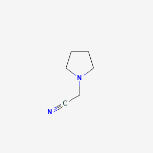 Chemical structure of 2-(Pyrrolidin-1-yl)acetonitrile
