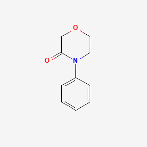 Chemical structure of 4-Phenyl-3-morpholinone