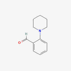 Chemical structure of 2-(Piperidin-1-yl)benzaldehyde