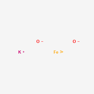 Chemical structure of Potassium ferrate(VI)