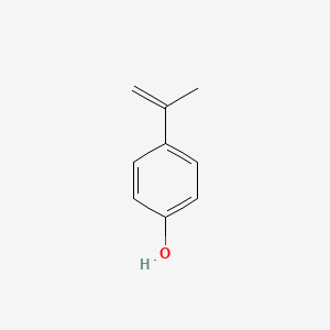 Chemical structure of 4-Isopropenylphenol