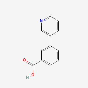 Chemical structure of 3-Pyridin-3-yl-benzoic acid