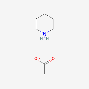Chemical structure of Piperidin-1-ium acetate