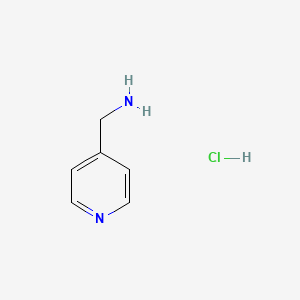 Chemical structure of Pyridin-4-ylmethanamine hydrochloride