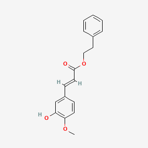 Chemical structure of Phenylethyl-4-methylcaffeate