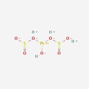 Chemical structure of Platinum sulfite acid solution (15·3% Pt)