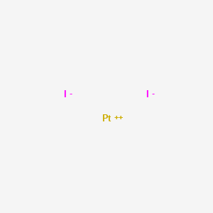 Chemical structure of Platinum(II) iodide
