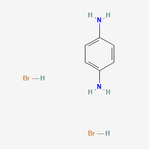 Chemical structure of 1,4-Phenyldiammonium dibromide