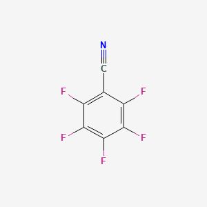 Chemical structure of Pentafluorobenzonitrile