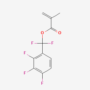 Chemical structure of Pentafluorobenzyl Methacrylate
