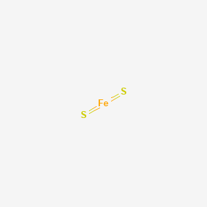 Chemical structure of Pyrite, naturally occurring mineral, grains,