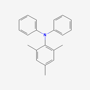 Chemical structure of Poly[bis(4-phenyl)(2,4,6-trimethylphenyl)amine]