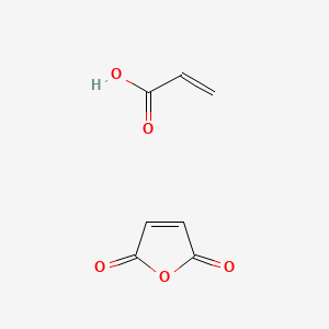 Chemical structure of Poly(acrylic acid-comaleic acid)