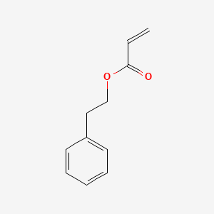 Chemical structure of 2-Phenylethyl acrylate