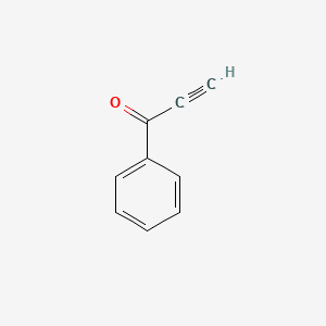 Chemical structure of 1-Phenyl-2-propyn-1-one
