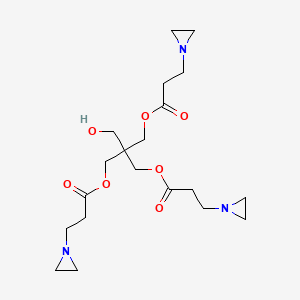 Chemical structure of Pentaerythritol tris(3-(1-aziridinyl)propionate)