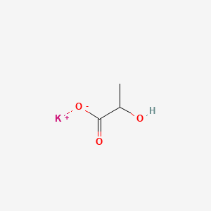 Chemical structure of Potassium Lactate