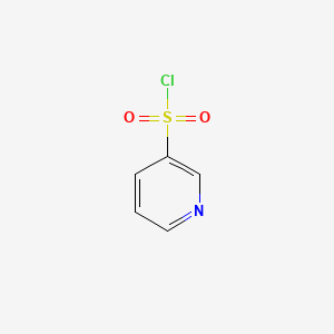 Chemical structure of PYRIDINE-3-SULFONYL CHLORIDE HYDROCHLORIDE
