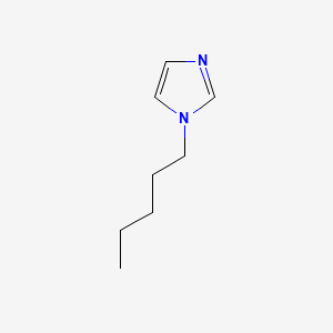 Chemical structure of 1-Pentylimidazole
