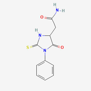 Chemical structure of PTH-asparagine