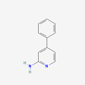 Chemical structure of 4-Phenyl-pyridin-2-ylamine