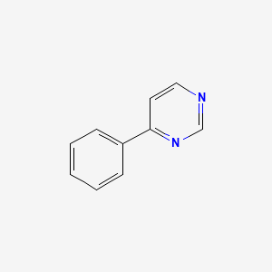 Chemical structure of 4-Phenylpyrimidine