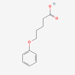 Chemical structure of 5-Phenoxyvaleric Acid