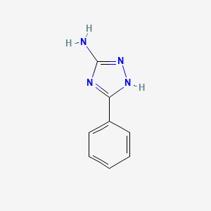Chemical structure of 5-phenyl-4H-1,2,4-triazol-3-amine