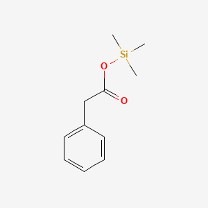 Chemical structure of Phenylacetoxytrimethylsilane