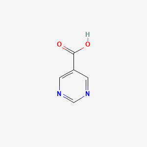Chemical structure of Pyrimidine-5-carboxylic acid