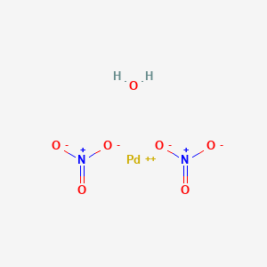 Chemical structure of Palladium(II) Nitrate