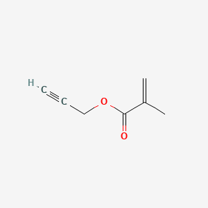 Chemical structure of Propargyl methacrylate