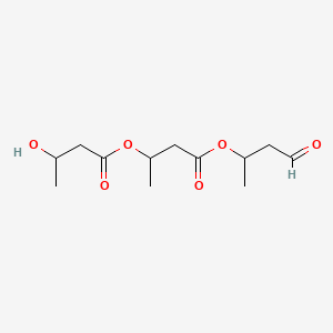 Chemical structure of Poly[(R)-3-hydroxybutyric acid]